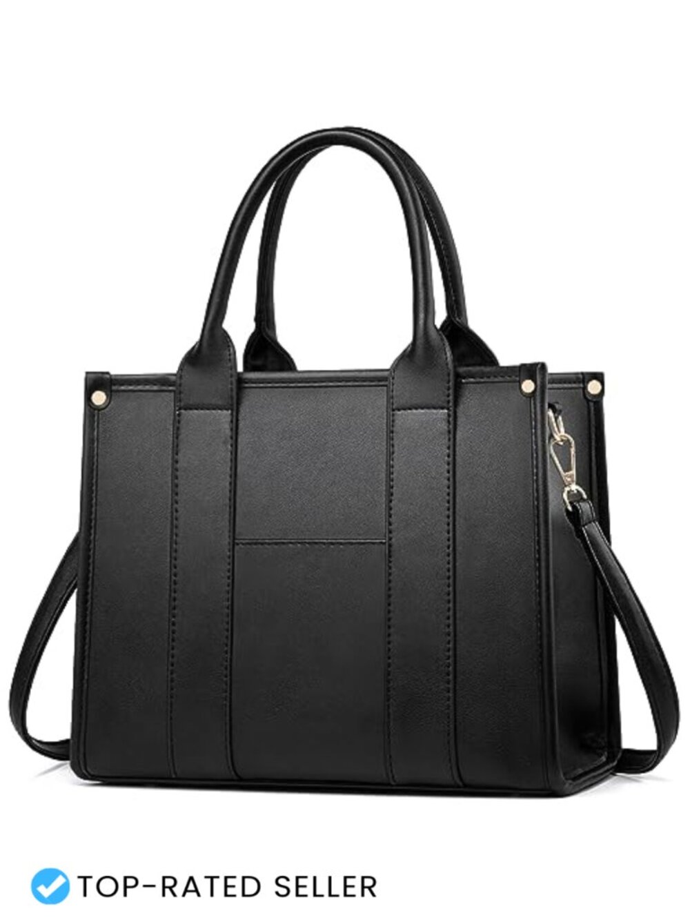 Women's Tote Handbag Crossbody Shoulder Bag PU Leather Top Handle Zipper